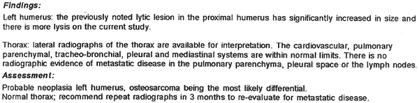 Radiology Report - 9/3